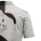 Amazing Black And White Cat HT17708 Hawaiian Shirt
