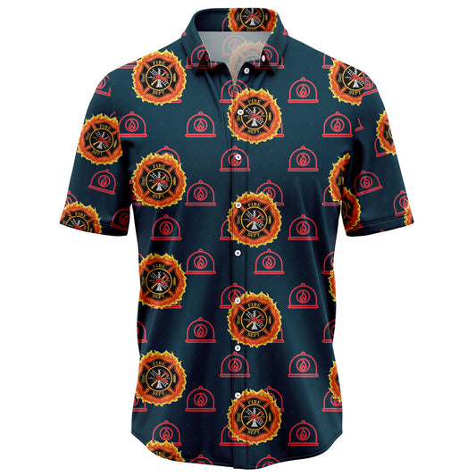 Firefighter Pattern TG5721 Hawaiian Shirt