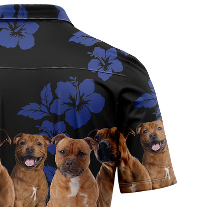 Awesome Staffordshire Bull Terrier TG5721 Hawaiian Shirt