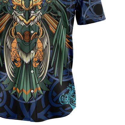 Owl Blue Mandala H207050 Hawaiian Shirt