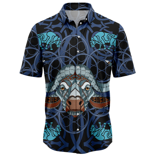 Bison Blue Mandala H207049 Hawaiian Shirt