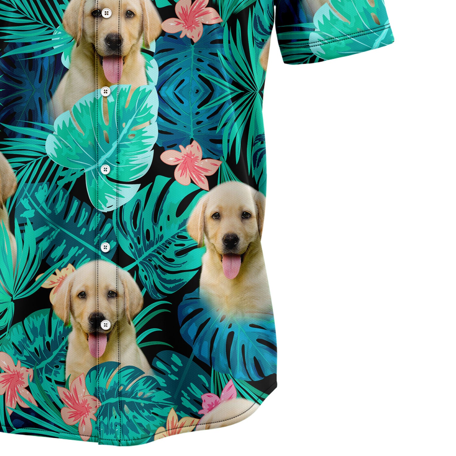 petownlove Custom Dog Funny Hawaiian Shirts, Personalized Pet Tropical Aloha Hawaii Shirt, Tropical Shirts for Men XL / 4 (+$5)