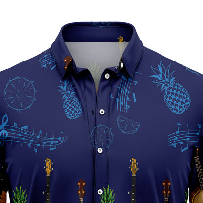 Banjo Musical Instrument G5805 Hawaiian Shirt