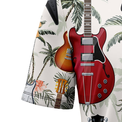 Guitar Tropical Vintage T0707 Hawaiian Shirt
