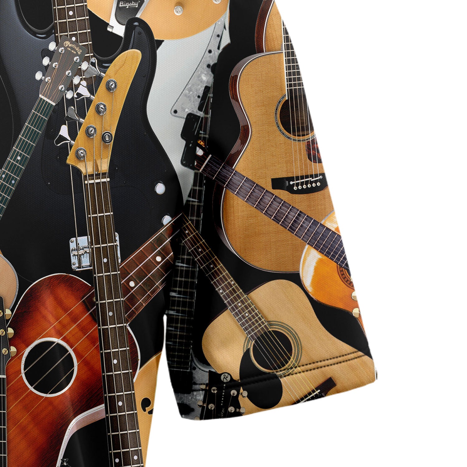 Guitar Awesome D0307 Hawaiian Shirt unisex womens & mens, couples