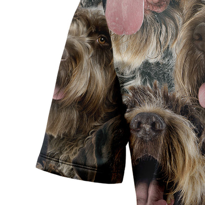 Wirehaired Pointing Griffon Awesome D0207 Hawaiian Shirt