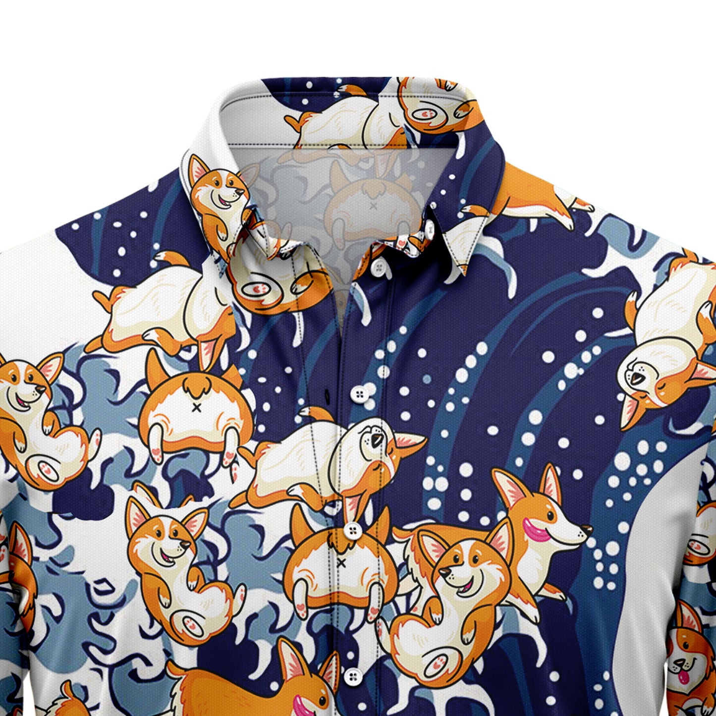 Corgi Waves G5703 Hawaiian Shirt