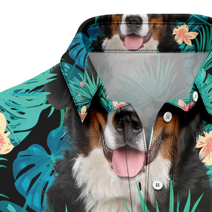 Bernese Mountain Dog Tropical T0207 Hawaiian Shirt