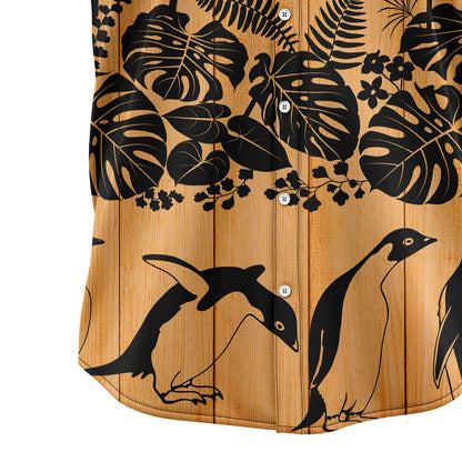Penguin Palm Tree G5720 Hawaiian Shirt