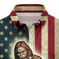Big Foot American Flag H207017 Hawaiian Shirt