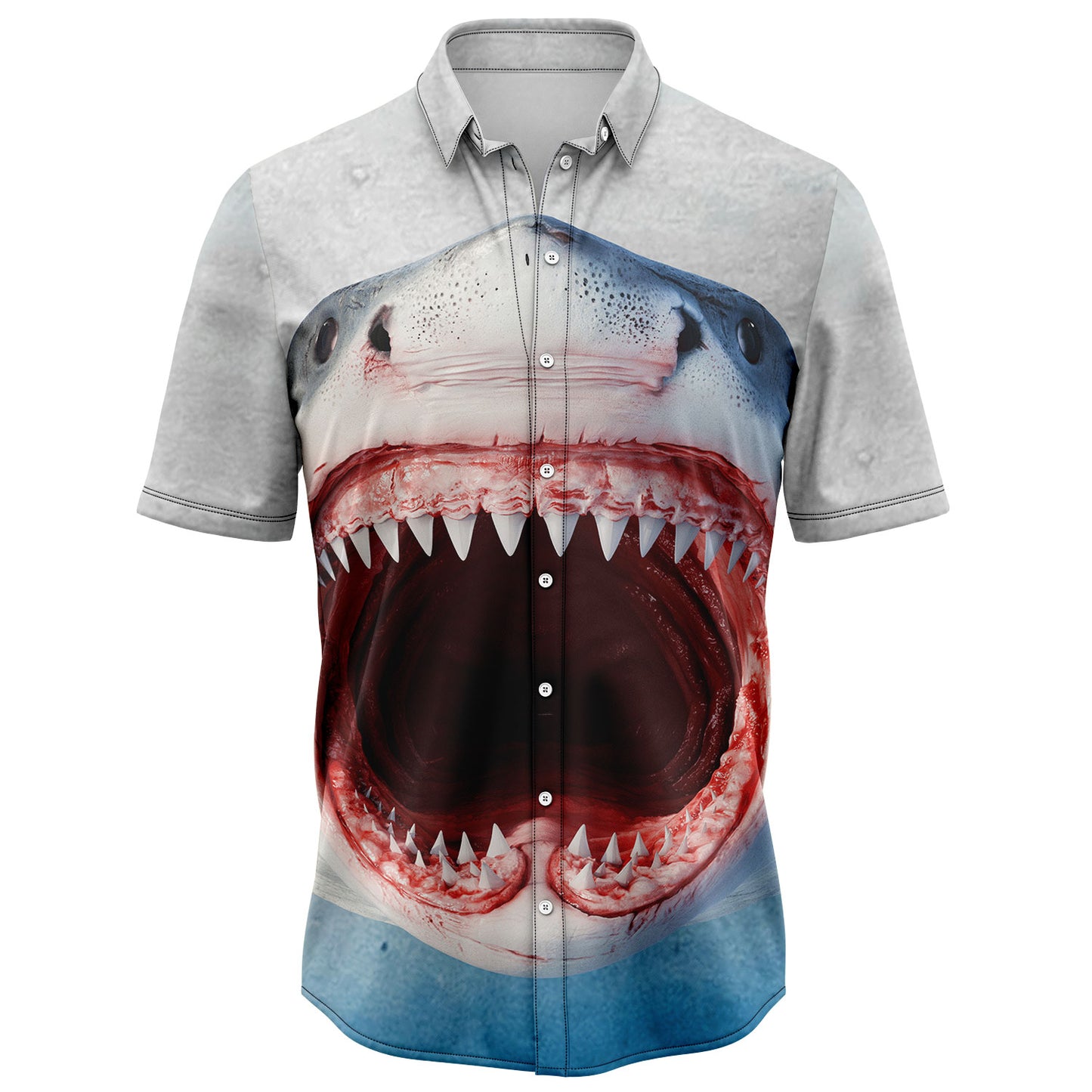 Funny Shark D2007 Hawaiian Shirt
