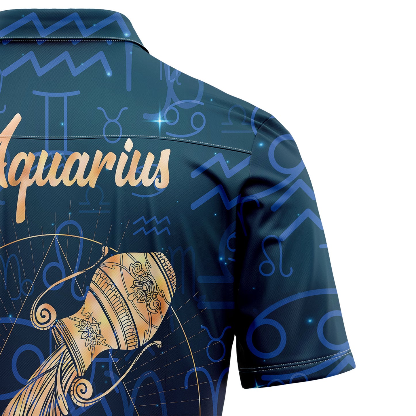 Aquarius Zodiac Symbol TY2007 Hawaiian Shirt