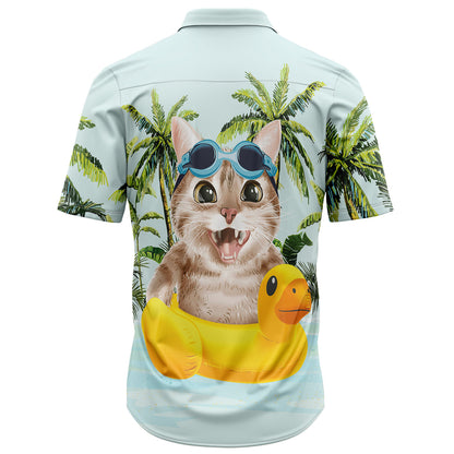 Cat Beach Time TY2007 Hawaiian Shirt
