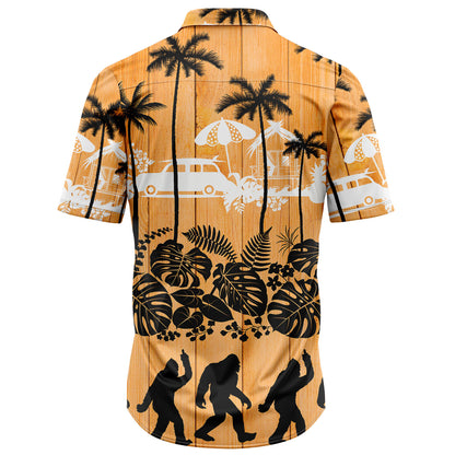 Bigfoot Palm Tree G5721 Hawaiian Shirt