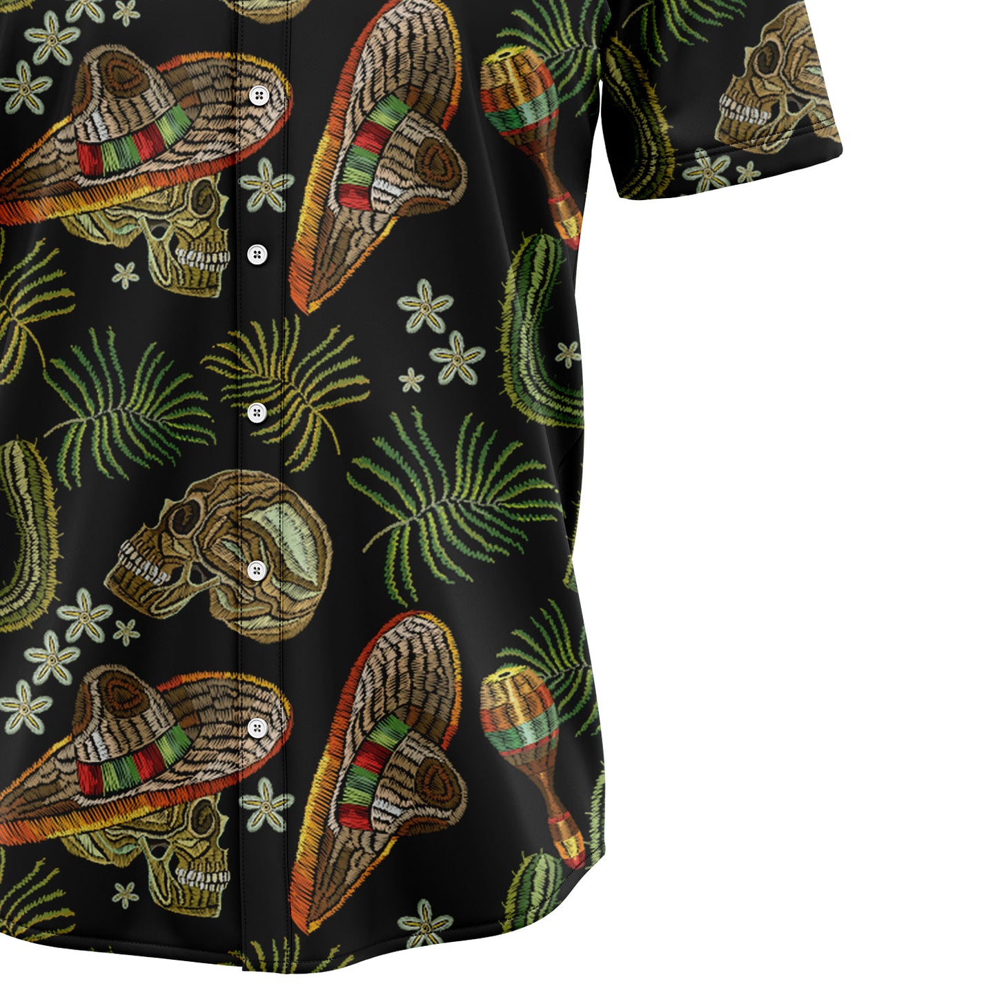 Skull Love Cactus TG5717 Hawaiian Shirt