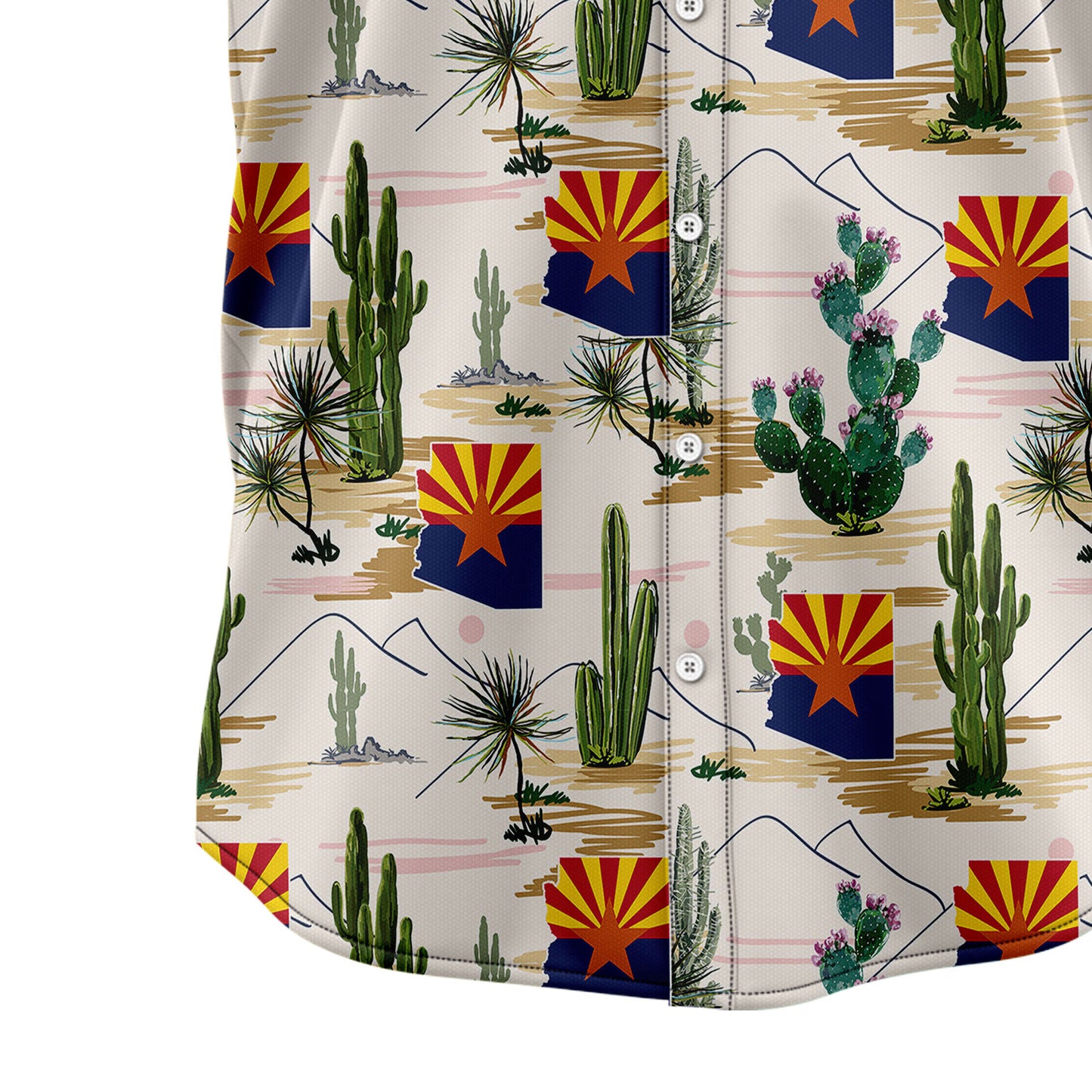 Arizona Cactus H1733 Hawaiian Shirt