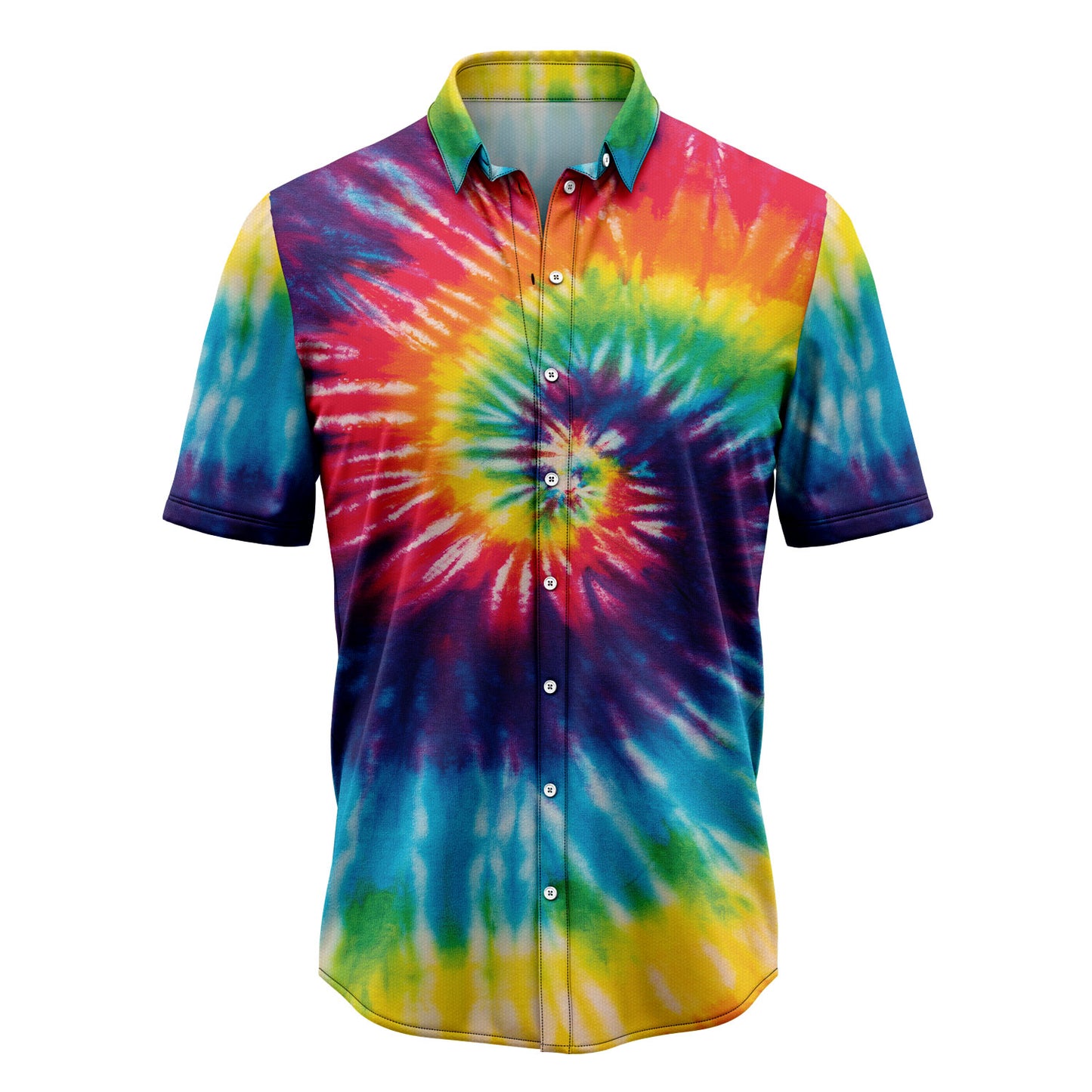 Tie Dye Color T3006 Hawaiian Shirt