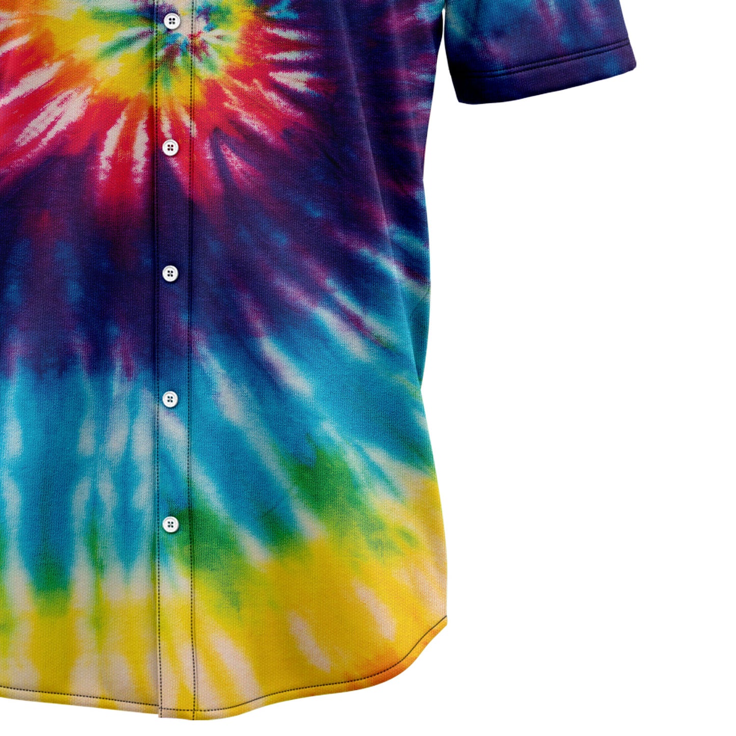 Tie Dye Color T3006 Hawaiian Shirt