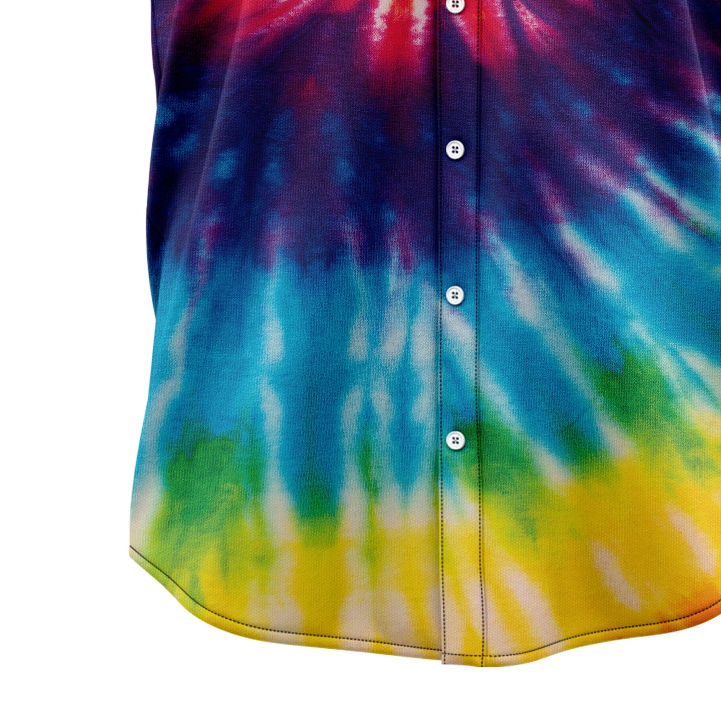 Tie Dye Color T3006 Hawaiian Shirt