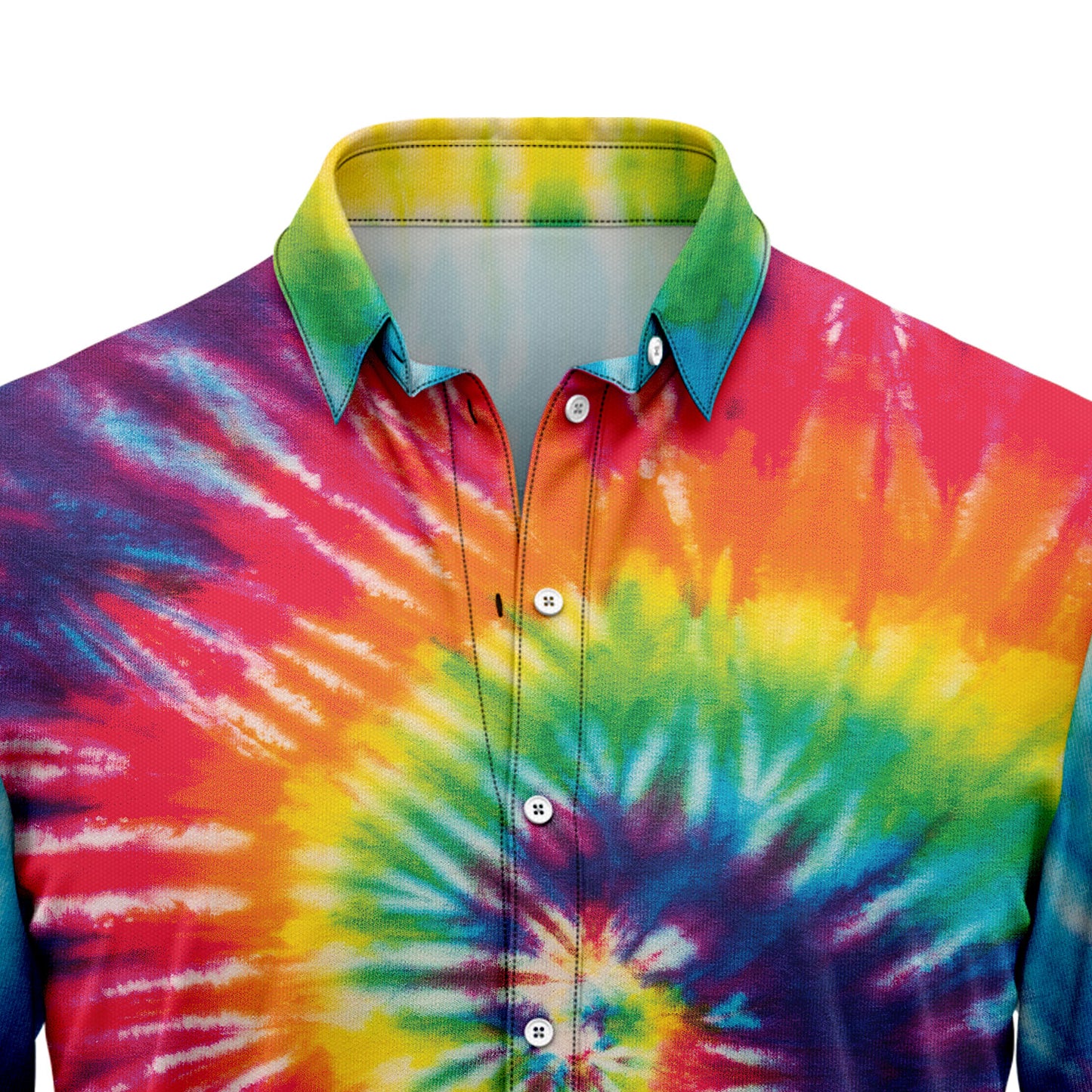 Tie Dye Color T3006 Hawaiian Shirt