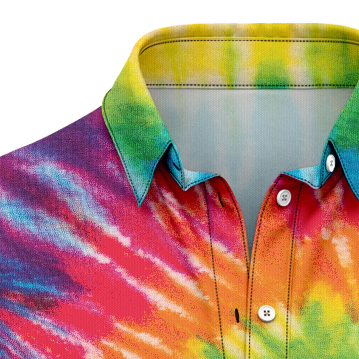 Tie Dye Color T3006 Hawaiian Shirt