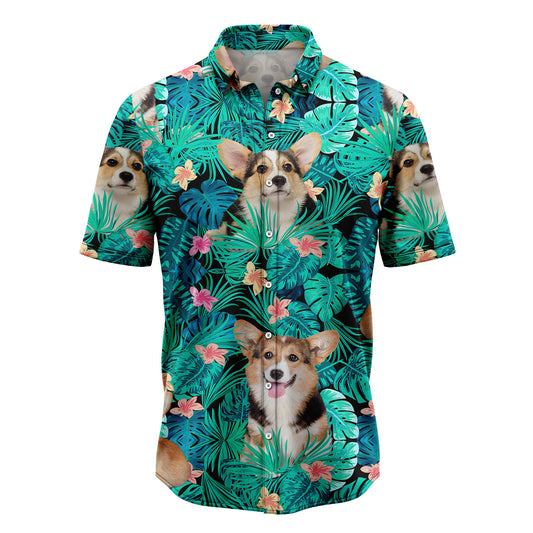 Pembroke Welsh Corgi Tropical T0207 Hawaiian Shirt