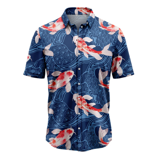 Koi Waves D0907 Hawaiian Shirt