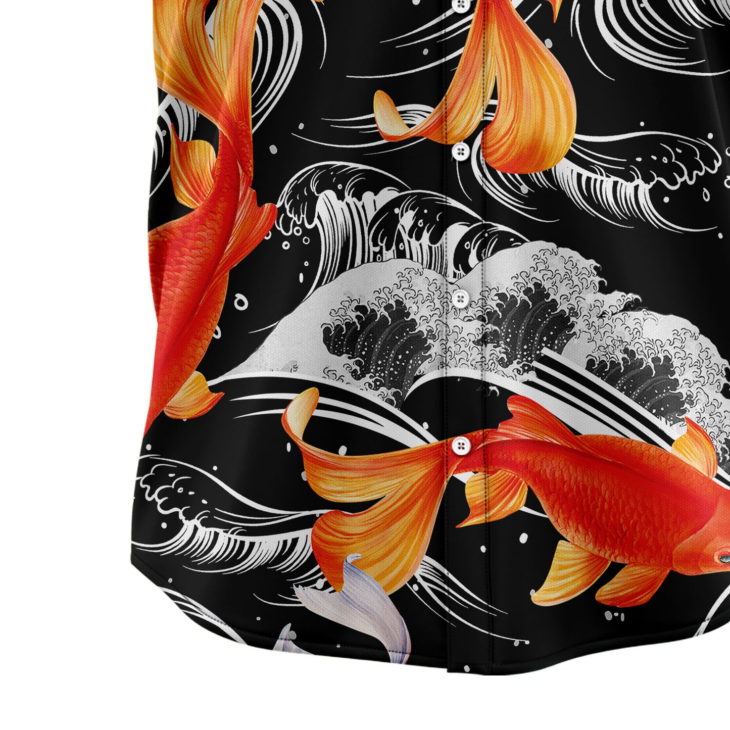 Koi Fish Wave Water T0707 Hawaiian Shirt