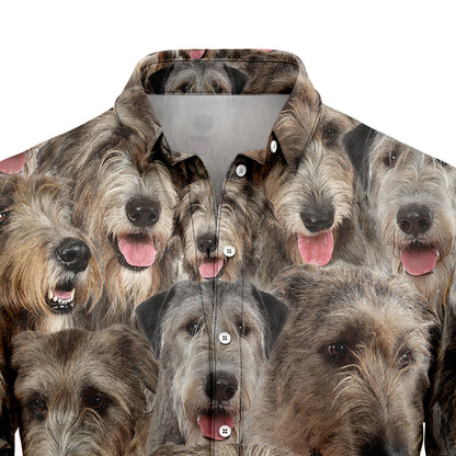 Irish Wolfhound Awesome D0207 Hawaiian Shirt