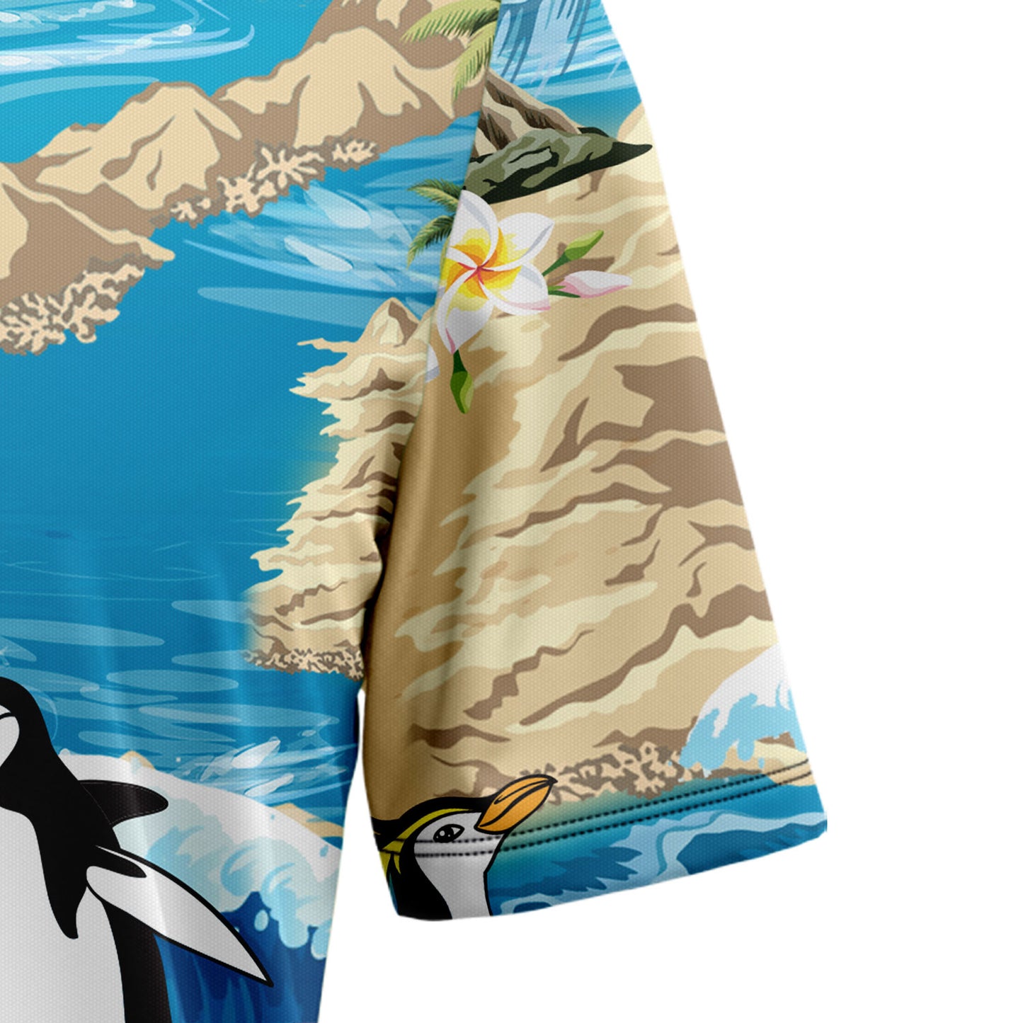 Penguin Summer Vacation G5715 Hawaiian Shirt