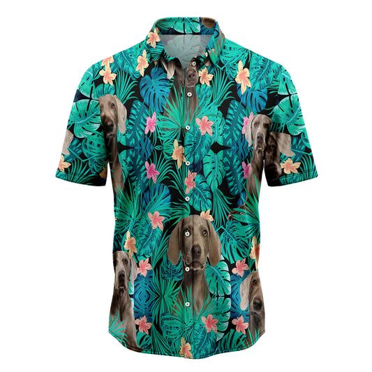 Weimaraner Tropical T0207 Hawaiian Shirt