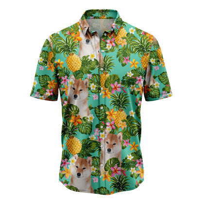 Tropical Pineapple Shiba Inu H37023 Hawaiian Shirt
