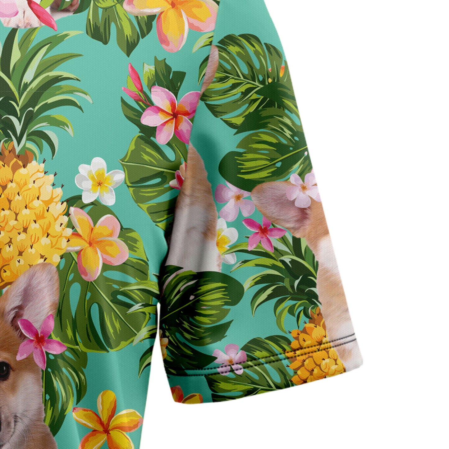 Tropical Pineapple Pembroke Welsh Corgi H3722 Hawaiian Shirt