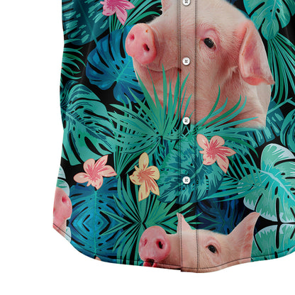 Pig Tropical T0607 Hawaiian Shirt