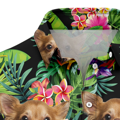 Funny Custom Photo Dog Tropical Hawaiian Shirt