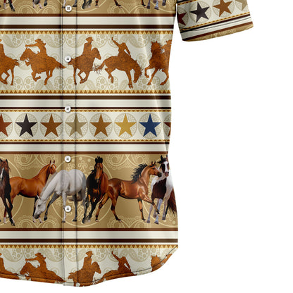 Cowboy Wild Horse G5813 Hawaiian Shirt