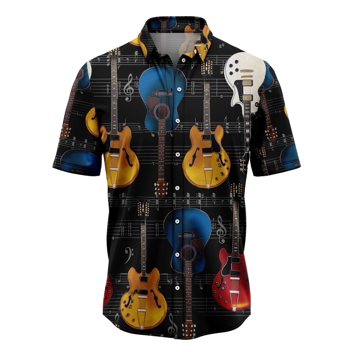 Guitar Music T1707 Hawaiian Shirt