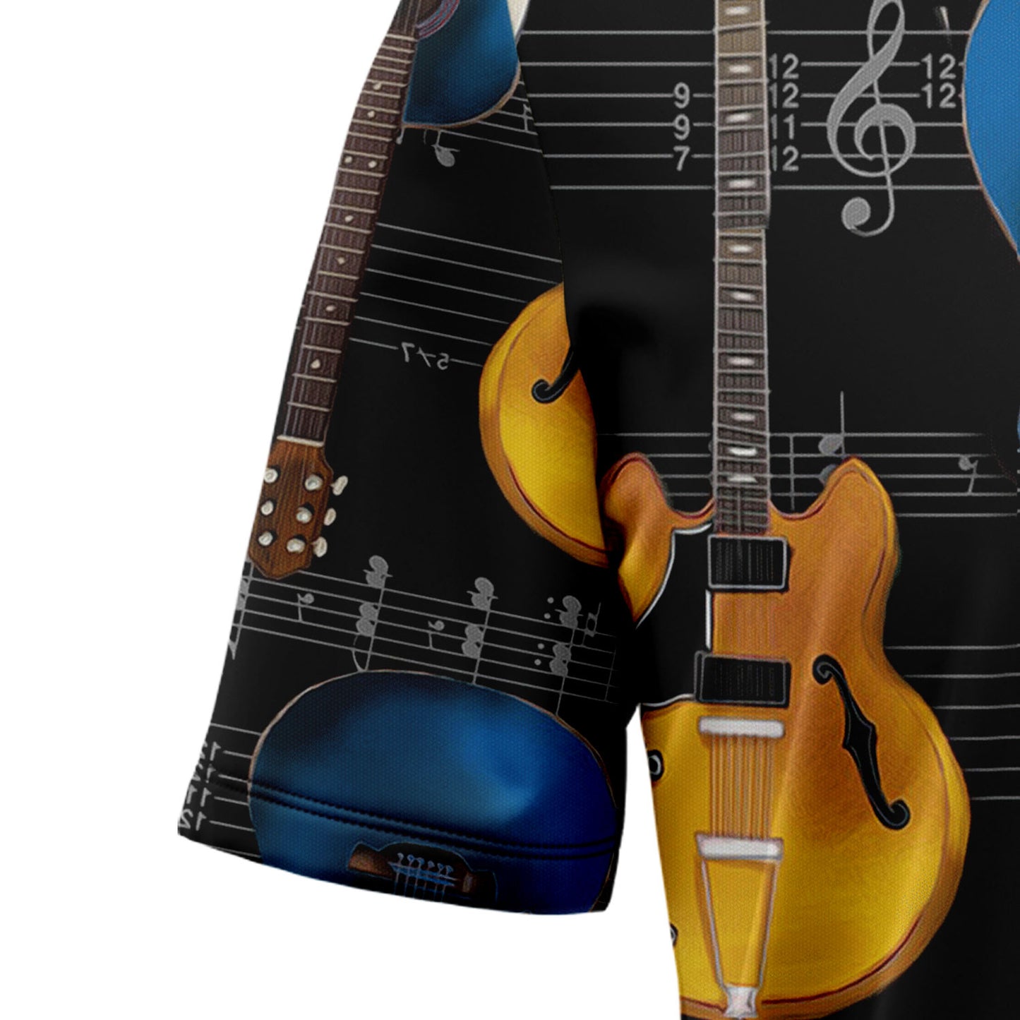 Guitar Music T1707 Hawaiian Shirt