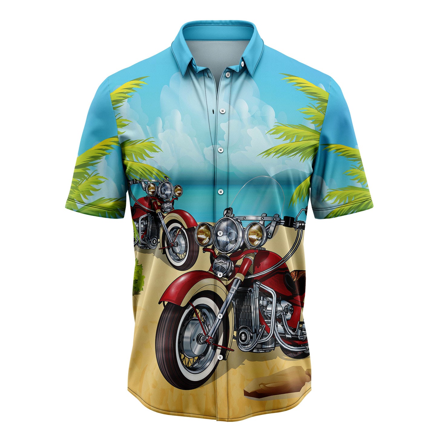 Motorcycle Lovers D1007 Hawaiian Shirt