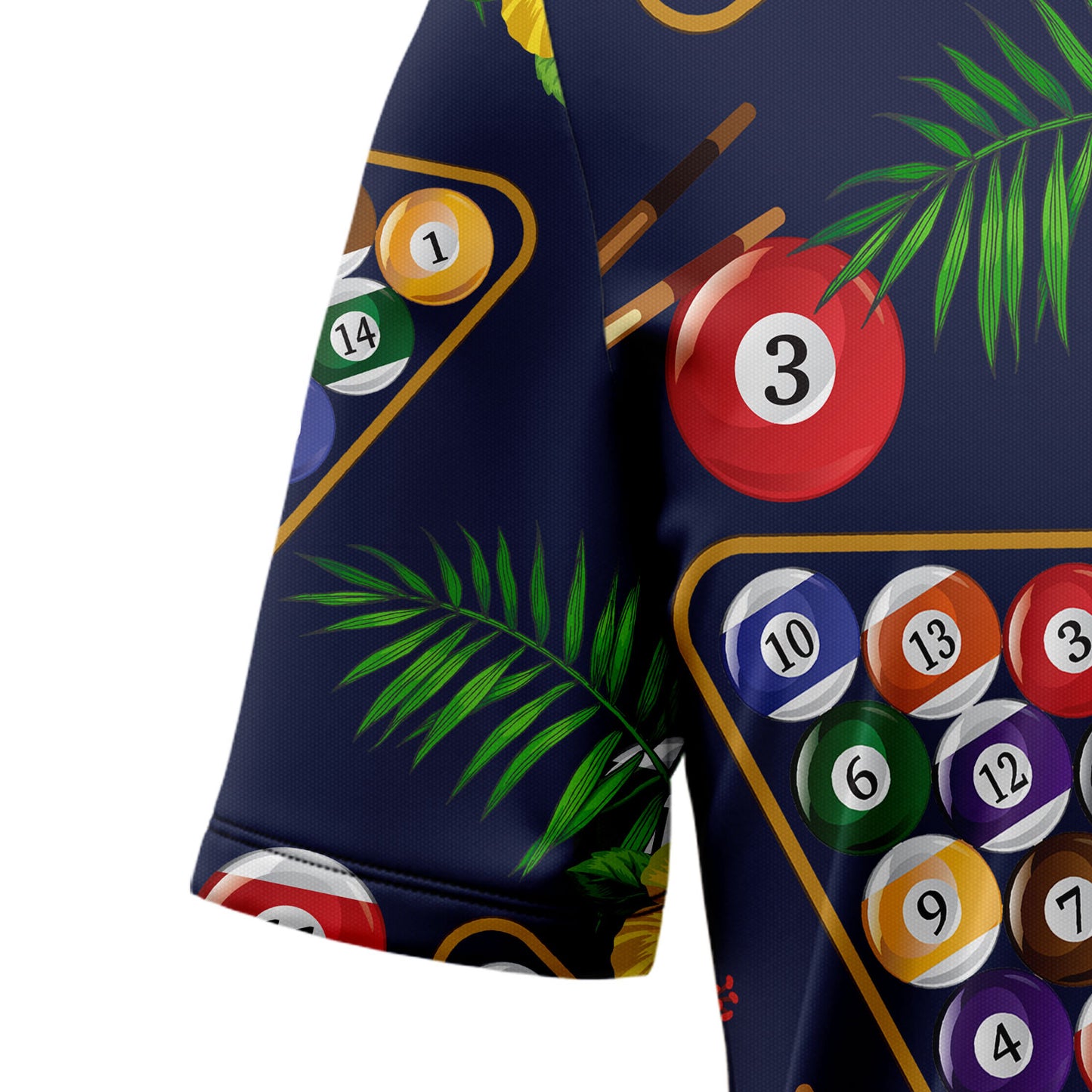 Pool Billiard Hawaii T1007 Hawaiian Shirt