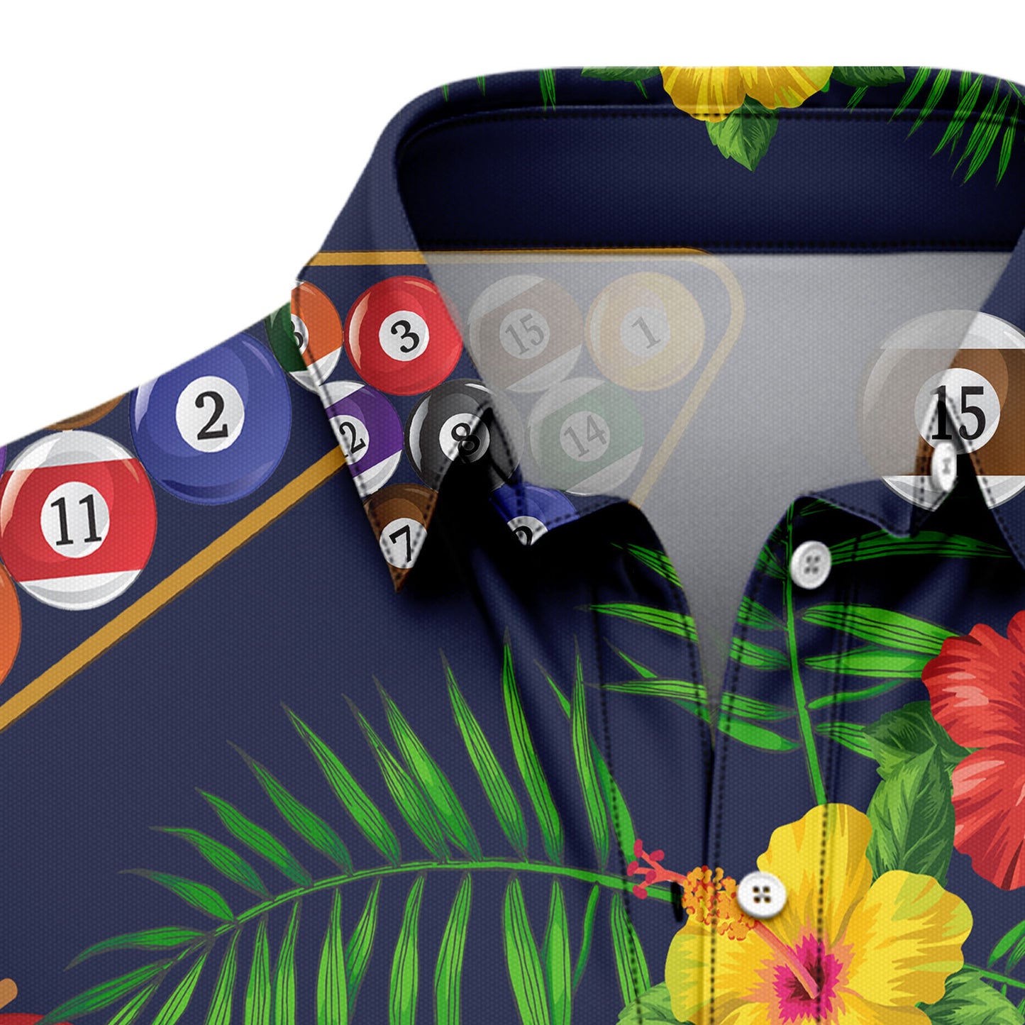 Pool Billiard Hawaii T1007 Hawaiian Shirt