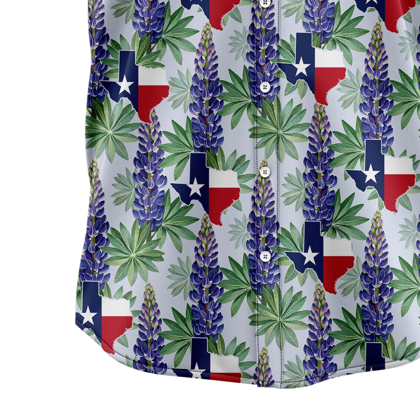 Texas Bluebonnet Flag H107023 Hawaiian Shirt