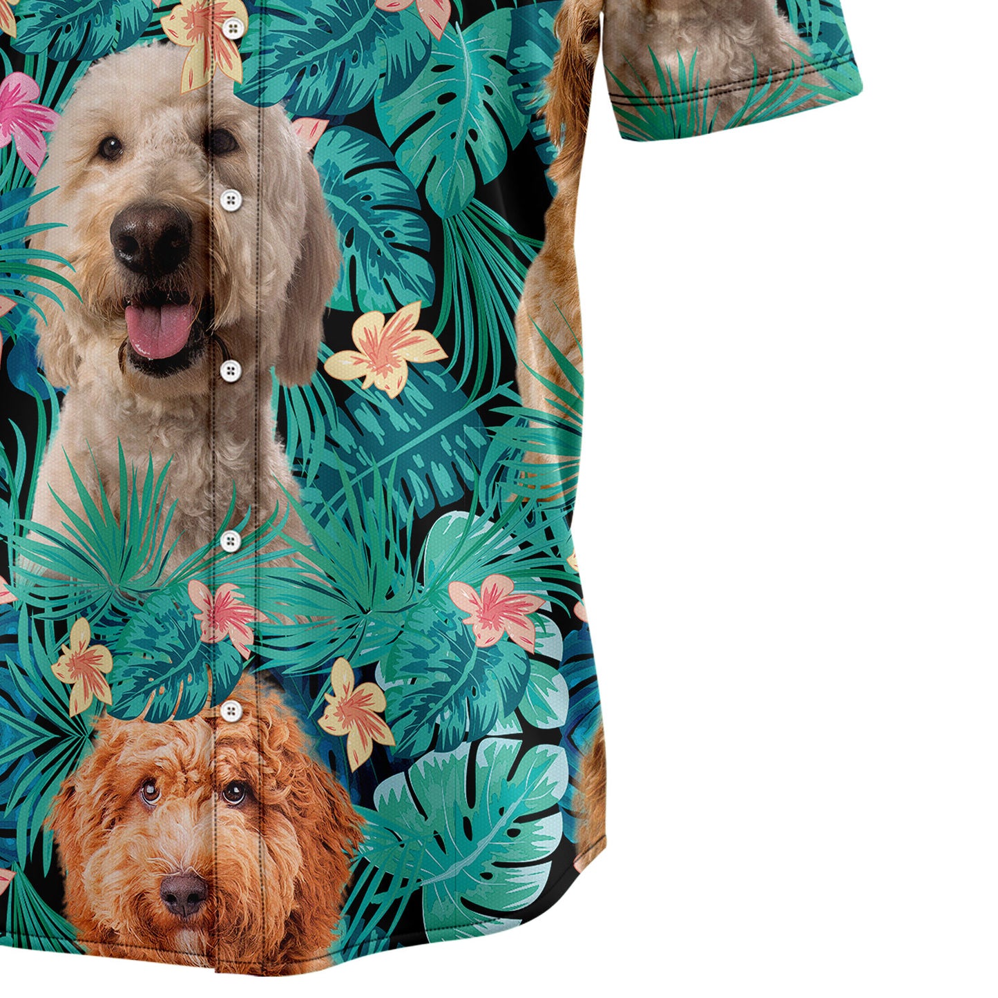 Goldendoodle Tropical T0207 Hawaiian Shirt