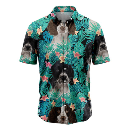 English Springer Spaniel Tropical T0207 Hawaiian Shirt