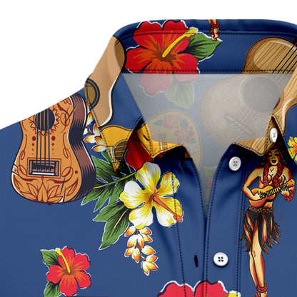 Ukulele Hibiscus G5810 Hawaiian Shirt