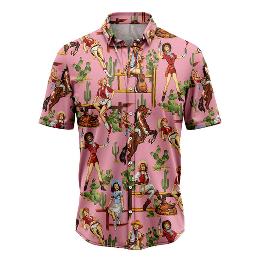 Vintage Cow Girl H29710 Hawaiian Shirt