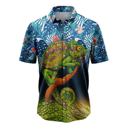 3D Chameleon G5728 Hawaiian Shirt