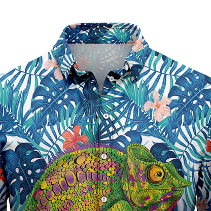 3D Chameleon G5728 Hawaiian Shirt