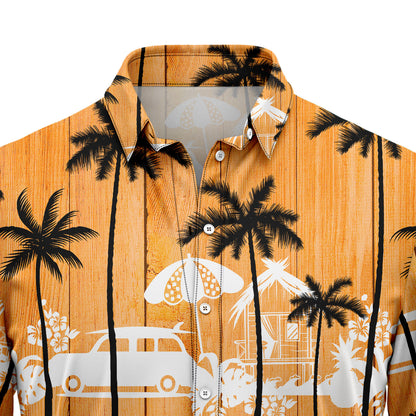 Dinosaur Palm Tree G5720 Hawaiian Shirt