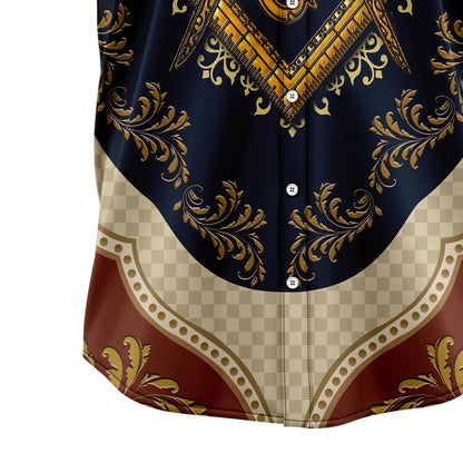 Masonic With Square and Compasses G5716 Hawaiian Shirt